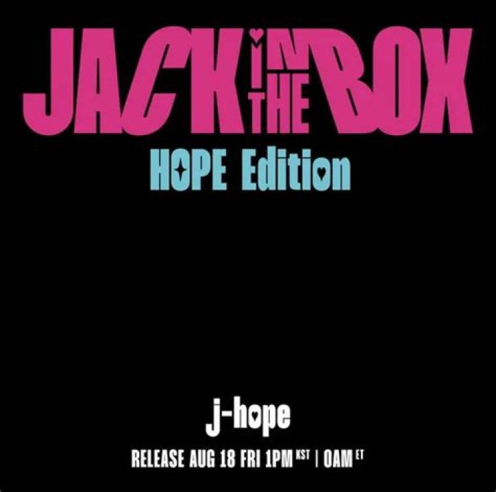 Jack in the Box A Food Brand Announced J-hope’s Upcoming Mini-Album