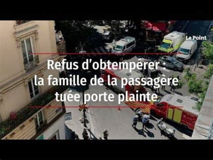 Jeune Fille Tuee Refus D Obtempérer