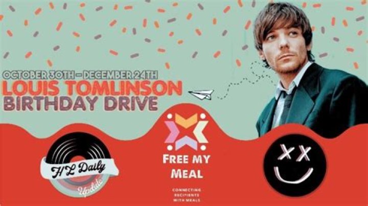 Louis Tomlinson's Birthday Charity Drive with 1D Fans Give