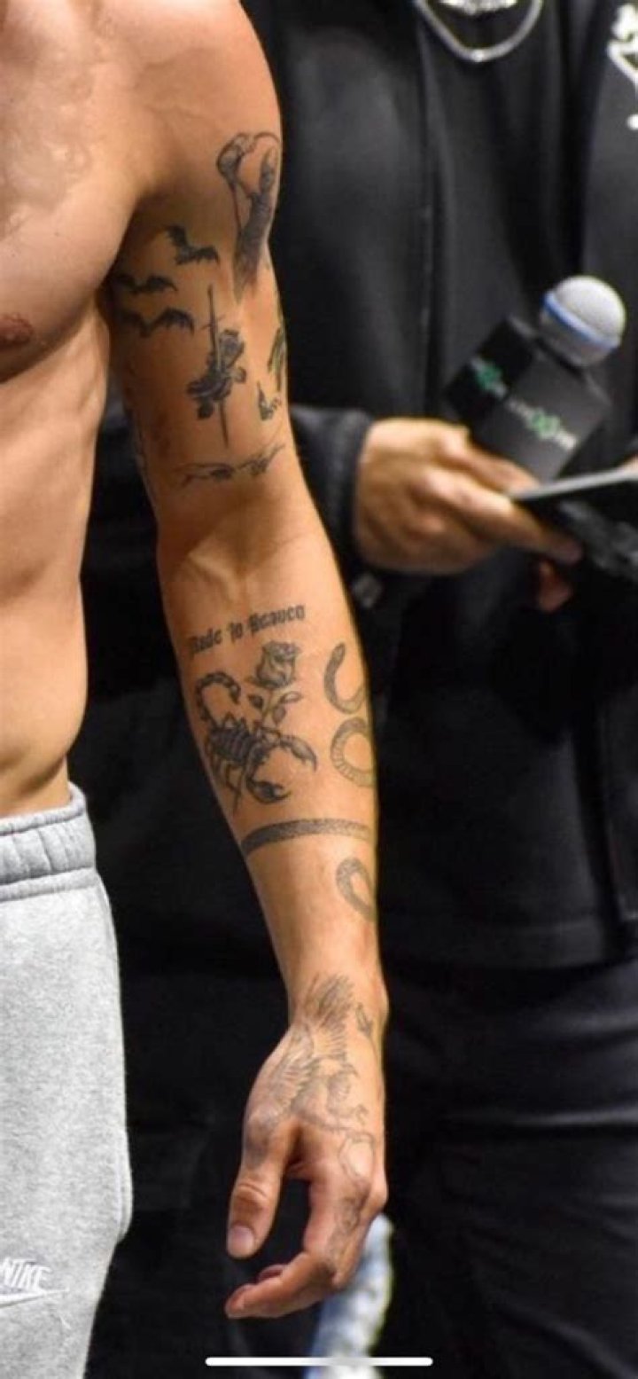 
Vinnie Hacker Got A New Tattoo In The Middle Of His Chest	